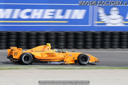 2008-04-26 Monza 1343 Formule Renault 3.5 Series - Fabio Carbone